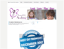 Tablet Screenshot of fremontkidsacademy.com